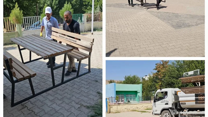 Mardin Savur'da Okullara Donanım Desteği Sağlandı