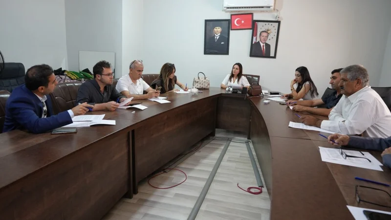 Mazıdağı'nda Yangınlara Karşı Ortak Mücadele: Belediye ve Baro Heyeti Toplandı
