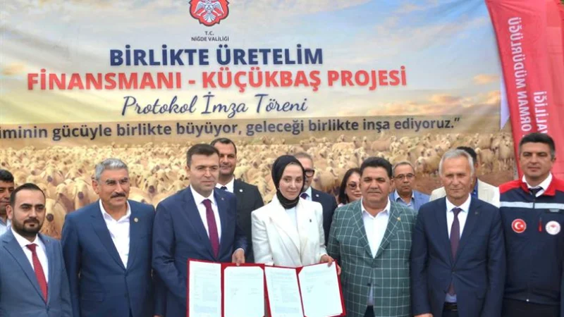 Niğde'de Küçükbaş Hayvancılığı Destekleyecek Yeni Protokol İmzalandı