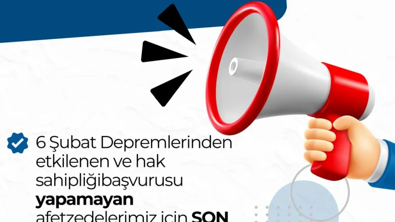 Pozantı'da Depremzedeler İçin Hak Sahipliği Başvurusunda Ek Süre Tanındı