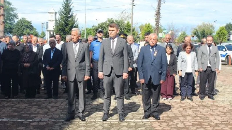 Rize'nin Fındıklı İlçesinde 19 Eylül Gaziler Günü Törenle Anıldı