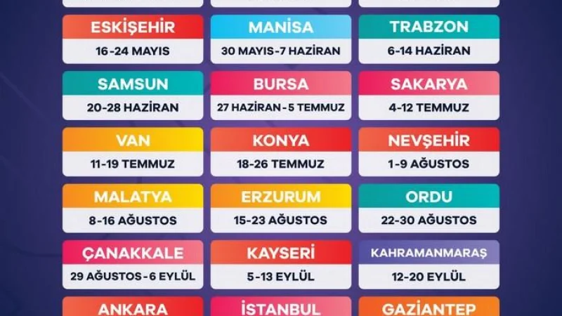 Sakarya Kültür Yolu Festivali İçin Tarihler Belli Oldu