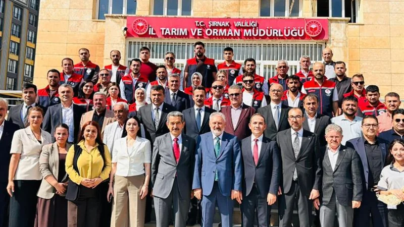 Şırnak'ta Tarımsal Üretimi Desteklemek İçin Fide ve Ekipman Dağıtımı Yapıldı