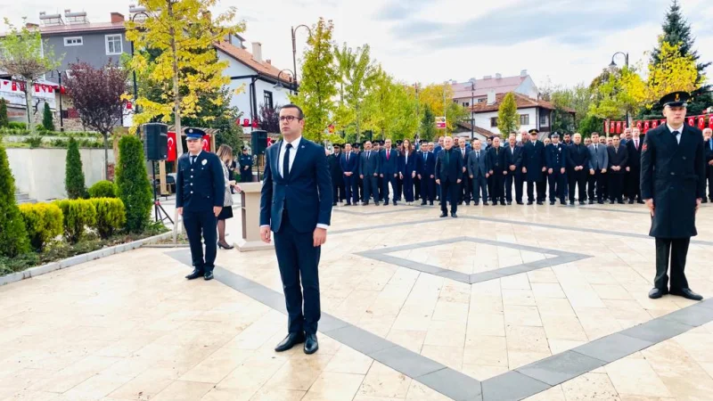 Sivas'ın Koyulhisar İlçesinde Atatürk'ü Anma Töreni Düzenlendi