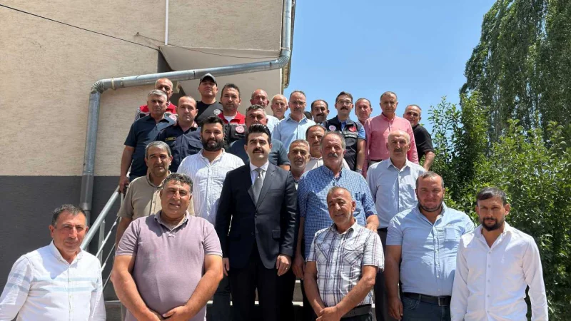 Tomarza'da Ağustos Ayı Muhtarlar Toplantısı Düzenlendi