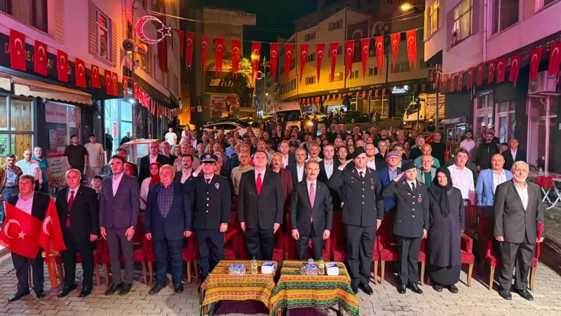 Trabzon Şalpazarı'nda 15 Temmuz Demokrasi ve Millî Birlik Günü Anma Programı Düzenlendi