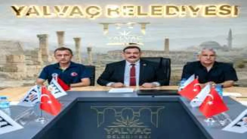 Yalvaç'ın İçme Suyu Altyapı İnşaatı İçin Yer Teslimi Yapıldı