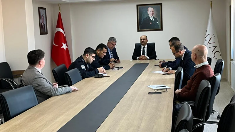 Yalvaç'ta KPSS Ortaöğretim Sınavı İçin Koordinasyon Toplantısı Yapıldı