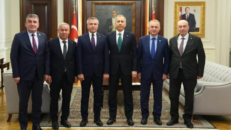 Yeniçağa Heyetinden İçişleri Bakanı Yerlikaya'ya Ziyaret