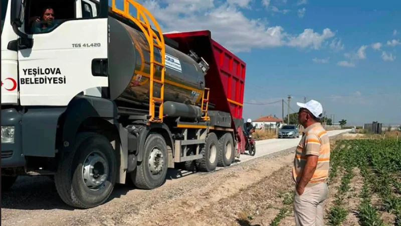 Yeşilova'da Parabaşlı Mahallesi'nin Yolları Yenileniyor