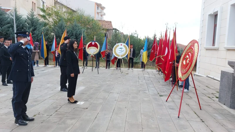 Yozgat Çekerek'te 10 Kasım Atatürk'ü Anma Programı Düzenlendi