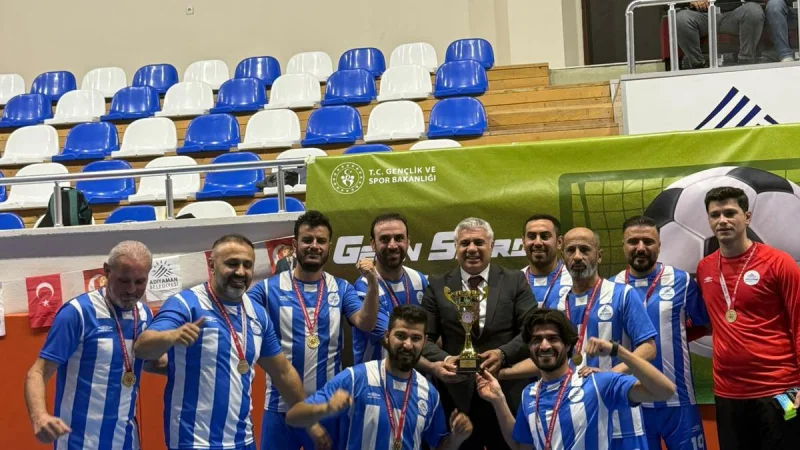Adıyaman Belediyesi Futsal Takımı Kamu Spor Oyunları'nda Şampiyon Oldu