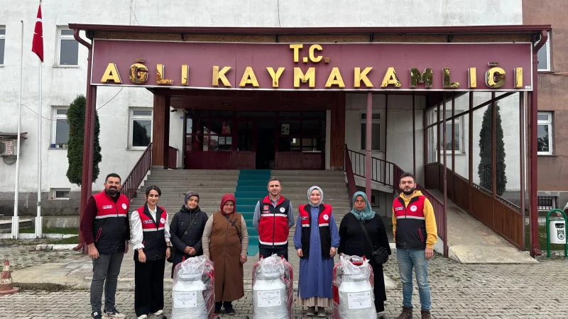 Ağlı'da Kırsal Kalkınma Projesi ile Üreticilere Ekipman Desteği