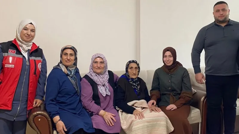 Aksaray'da Şehit Annesine Vefa Ziyareti