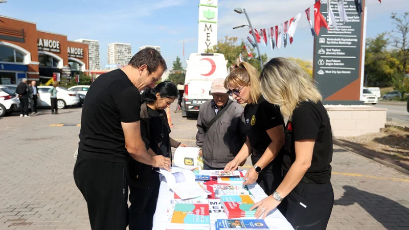 Ankara Batıkent'te Afet Risklerine Karşı Bilinçlendirme Eğitimi