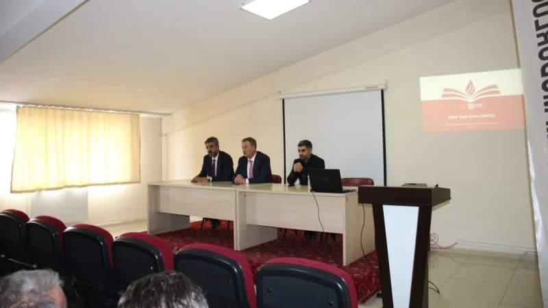 Ardahan'da Ortak Yazılı Sınav Sistemi Bilgilendirme Toplantısı Düzenlendi