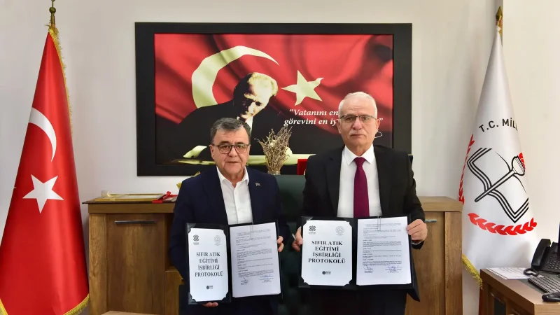 Balıkesir'in Altıeylül İlçesinde Öğrenciler İçin Sıfır Atık Protokolü İmzalandı