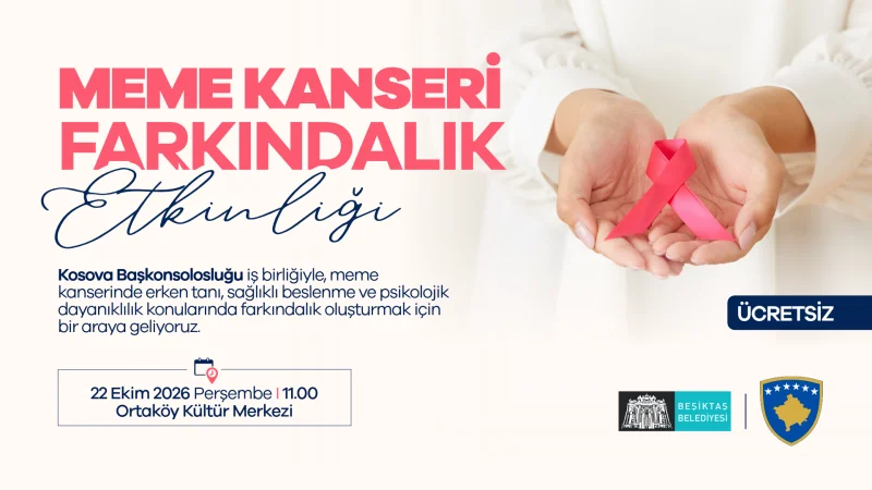 Beşiktaş'ta Meme Sağlığı Farkındalığı İçin Uzmanlar Bir Araya Geliyor