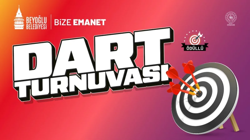 Beyoğlu'nda Ödüllü Dart Turnuvası Heyecanı Başlıyor
