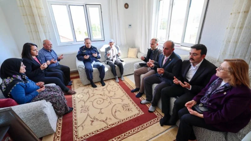Burdur Valisi Tülay Baydar Bilgihan'dan Gazi ve Şehit Ailelerine Ziyaret