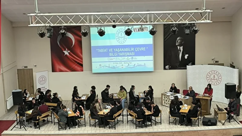 Burdur'da COP31 Kapsamında Düzenlenen Çevre Yarışmasında Birinciliği Ercan Akın Fen Lisesi Aldı