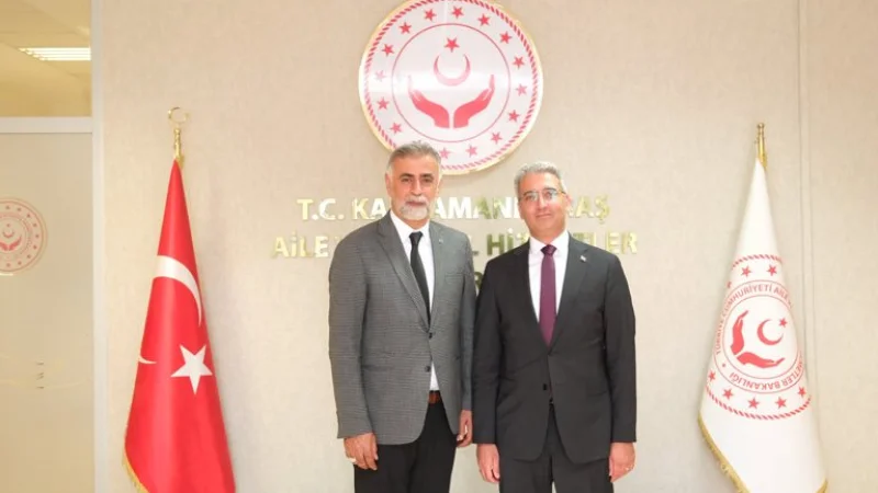 Çocuk Hizmetleri Genel Müdürü Hasan Basri Alagöz Kahramanmaraş'ta Yatırımları İnceledi