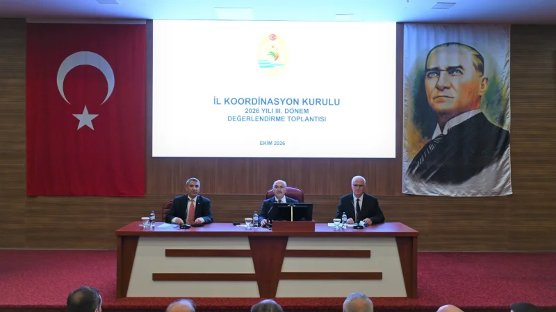 Denizli'de İl Koordinasyon Kurulu Toplantısı: Ulaşım ve Altyapı Projeleri Masaya Yatırıldı