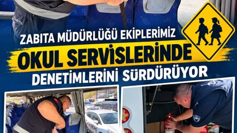 Devrek'te Okul Servislerine Yönelik Güvenlik Denetimleri Sürüyor