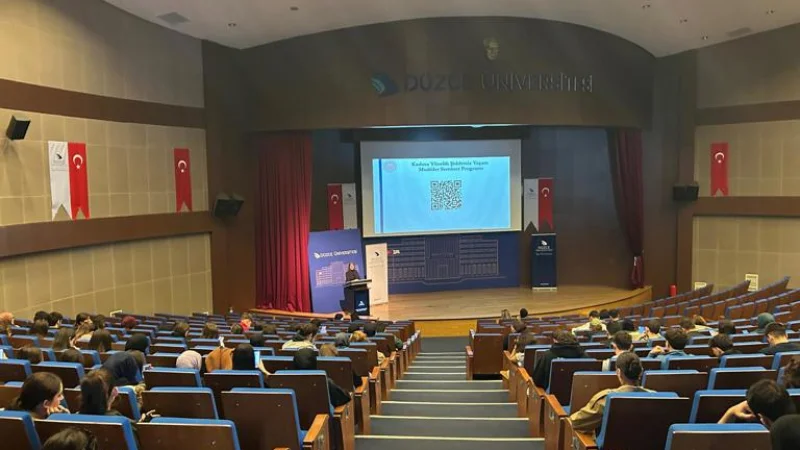 Düzce Üniversitesi Öğrencilerine “Saygılı Yaşam ve Güvenli İlişkiler” Eğitimi