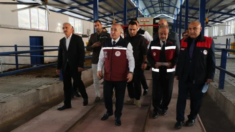 Elazığ Besi Organize Tarım Bölgesi'nde Hibe Destekli Yatırımlar İncelendi
