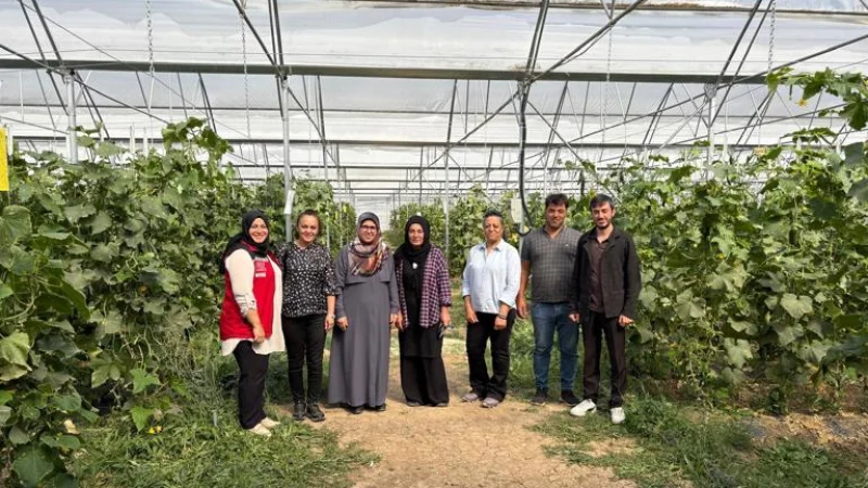 Erzincan'da Kadın Çiftçiler Günü Dolayısıyla Kooperatif Ziyareti Gerçekleştirildi