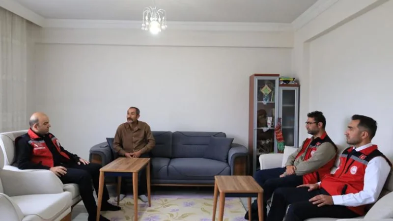 Erzincan'da Şehit Ahmet Agcagöz'ün Ailesine Ziyaret Gerçekleştirildi