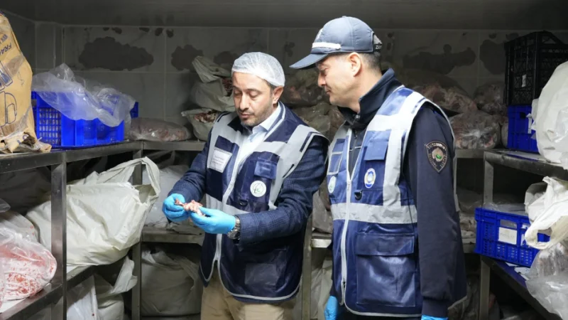 Gaziosmanpaşa'da 15 ton bozulmuş et piyasaya sürülemeden ele geçirildi