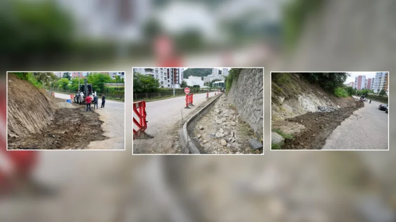 Giresun'da Güre Mahallesi'ne Yeni Kaldırım Yapılıyor