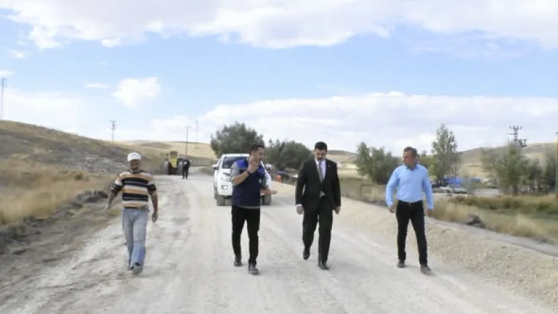 Gürün'de Çöplü Mezrası Yolu İncelemesi