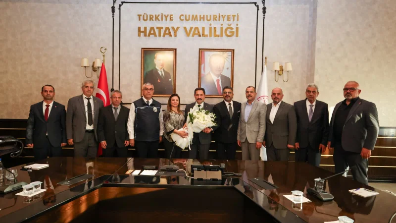 Hatay Valisi Masatlı'dan Muhtarlar Günü Kabulü