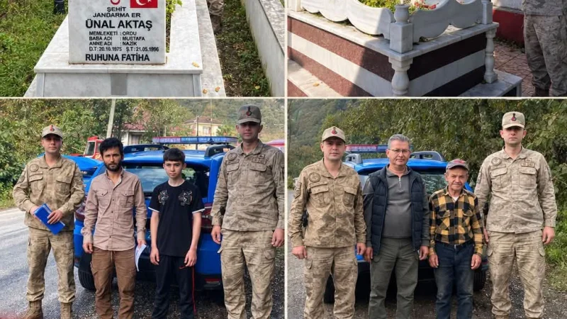 Kabataş'ta Şehit Ailelerine ve Kabirlerine Vefa Ziyareti