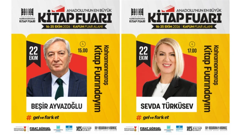 Kahramanmaraş Kitap Fuarı'nda Beşir Ayvazoğlu ve Sevda Türküsev Söyleşisi