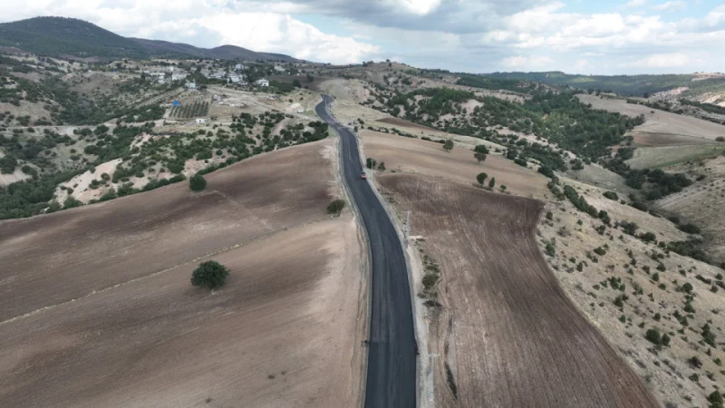 Kahramanmaraş'ta Kırsal Mahalle Yolunda Asfalt Çalışması
