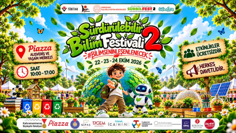 Kahramanmaraş’ta SÜRBİLFEST Heyecanı: Bilim Festivali Kapılarını Açıyor