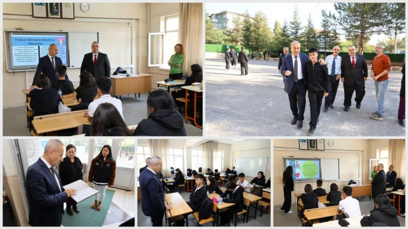 Karabük İl Milli Eğitim Müdürü Nevzat Akbaş'tan Mesleki ve Teknik Anadolu Lisesi'ne Ziyaret
