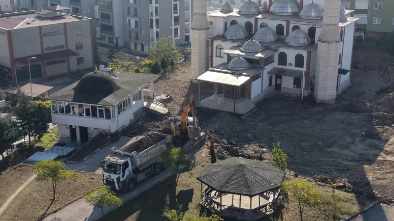 Karabük'te Üniversite Mahallesi'nde Asfalt ve Çevre Düzenleme Çalışması