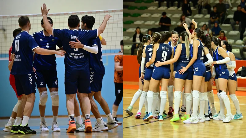 Karacabey Belediyespor Voleybol Takımlarından Hafta Sonu Çifte Zafer