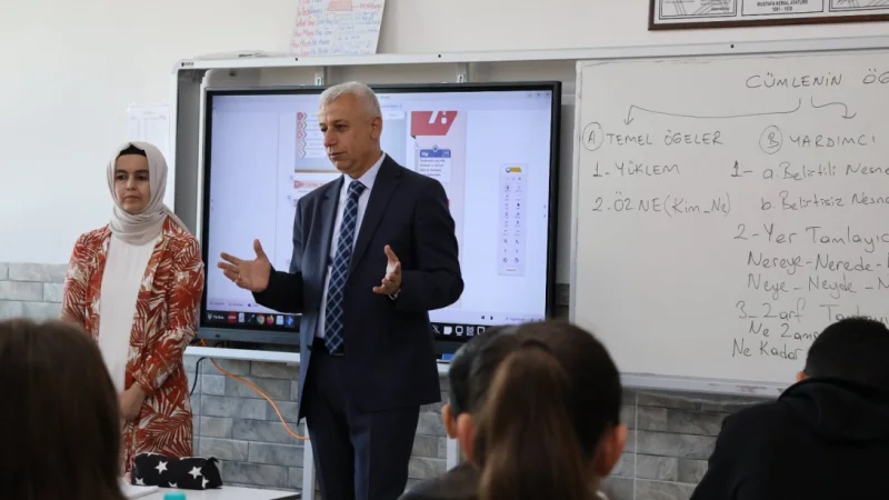 Karaman'da Okul Ziyaretleri: Şehit Ahmet Sarı Ortaokulu'nda İnceleme