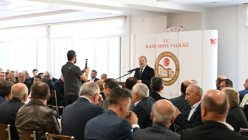 Kastamonu'da 19 Ekim Muhtarlar Günü yemekle kutlandı