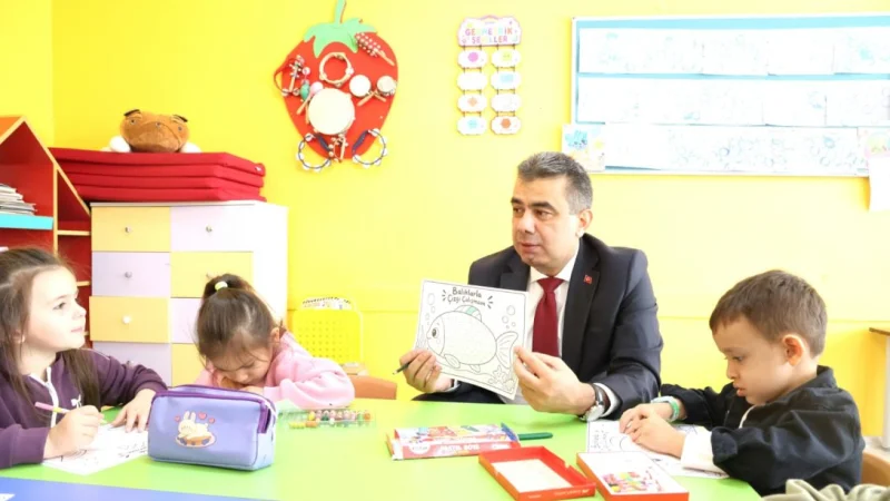 Kastamonu'da İl Milli Eğitim Müdürü Hasan Gümüş'ten Anaokulu Ziyareti
