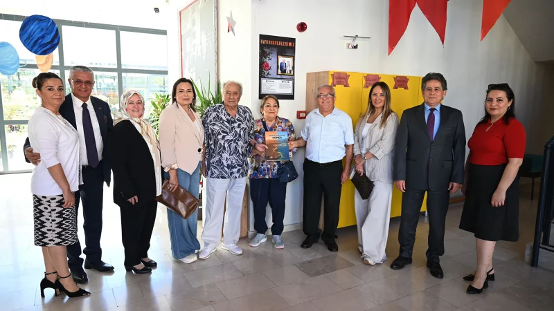 Kemer'de Hayırsever Akman Çiftine Kreşte Teşekkür Ziyareti