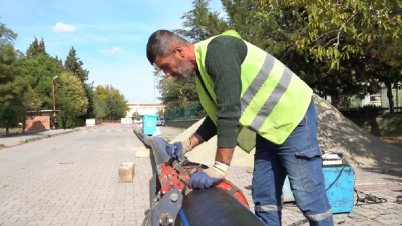Lüleburgaz'da 1300 Metrelik İçme Suyu Hattı Yenileniyor