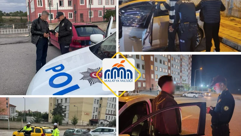 Malatya'da Öğrencilerin Güvenliği İçin Kapsamlı Denetim Gerçekleştirildi