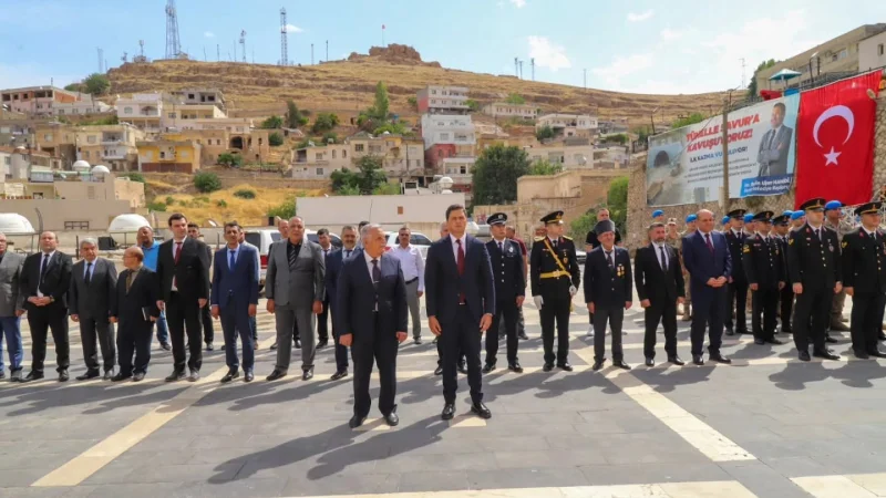 Mardin'in Savur İlçesinde 30 Ağustos Zafer Bayramı Törenle Kutlandı